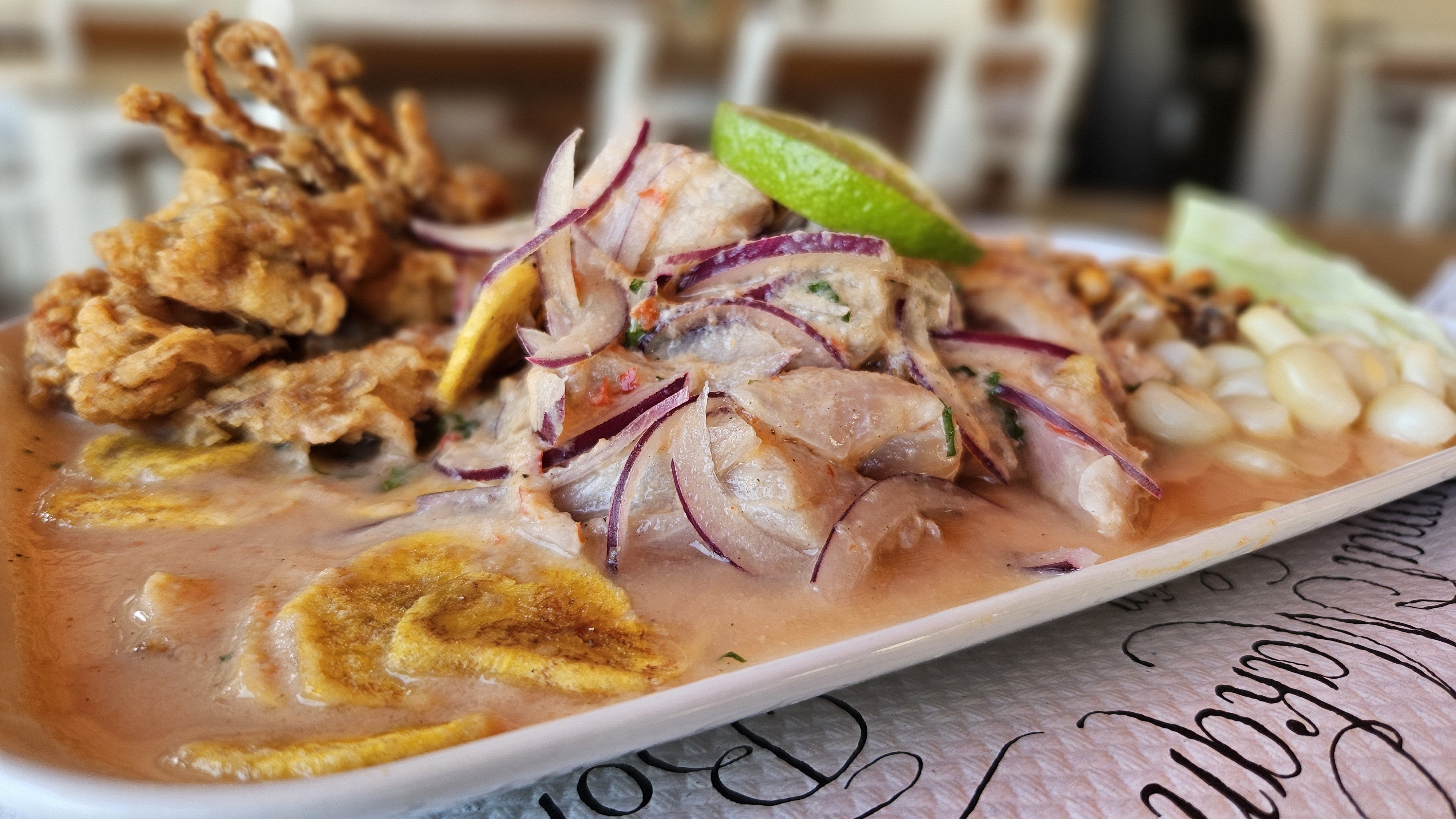 Salón del restaurante en Villalba